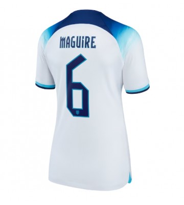 England Harry Maguire #6 Hemmatröja Kvinnor VM 2022 Kortärmad